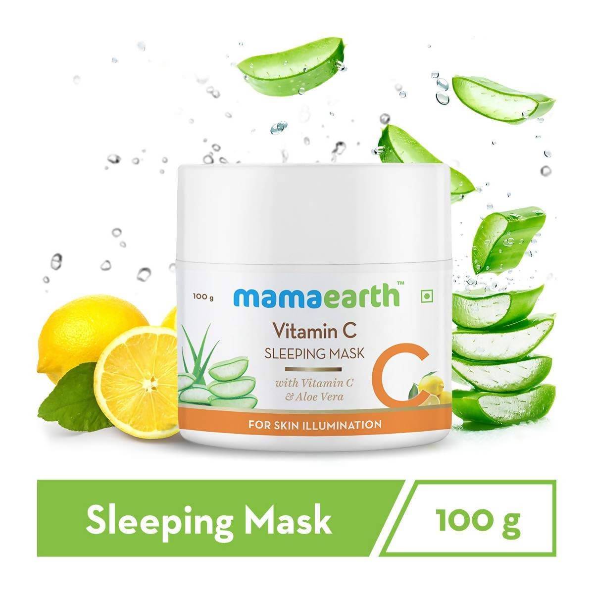 Mamaearth Vitamin C Sleeping Mask with Aloe Vera for Skin Illumination Mamaearth Vitamin C Sleeping Mask with Aloe Vera for Skin Illumination
