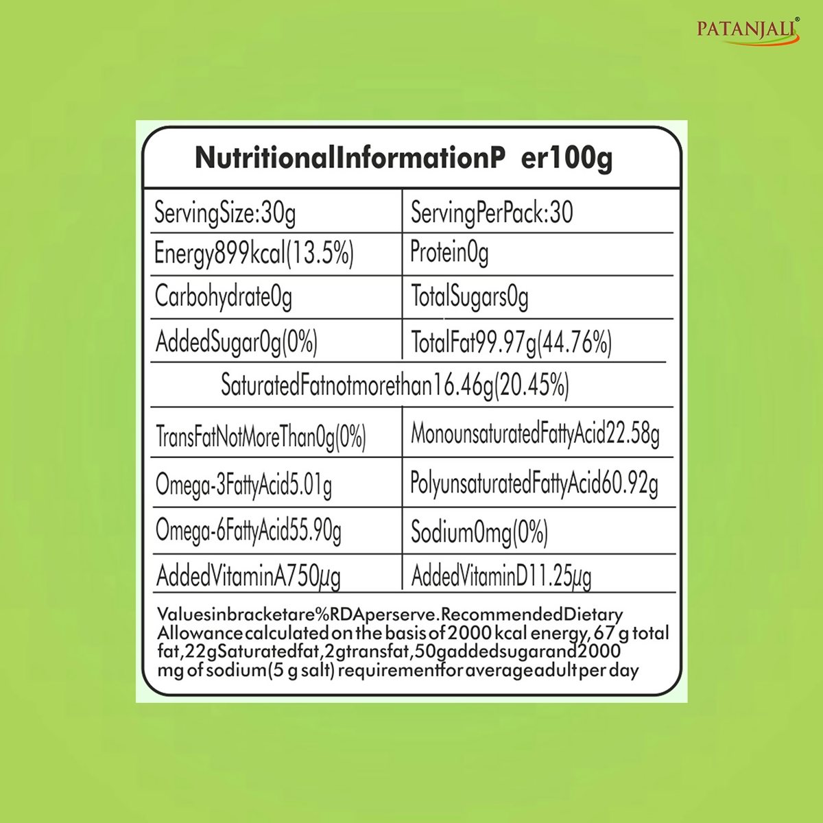 Patanjali Fortified Soyabean Oil (B) Patanjali Fortified Soyabean Oil (B)