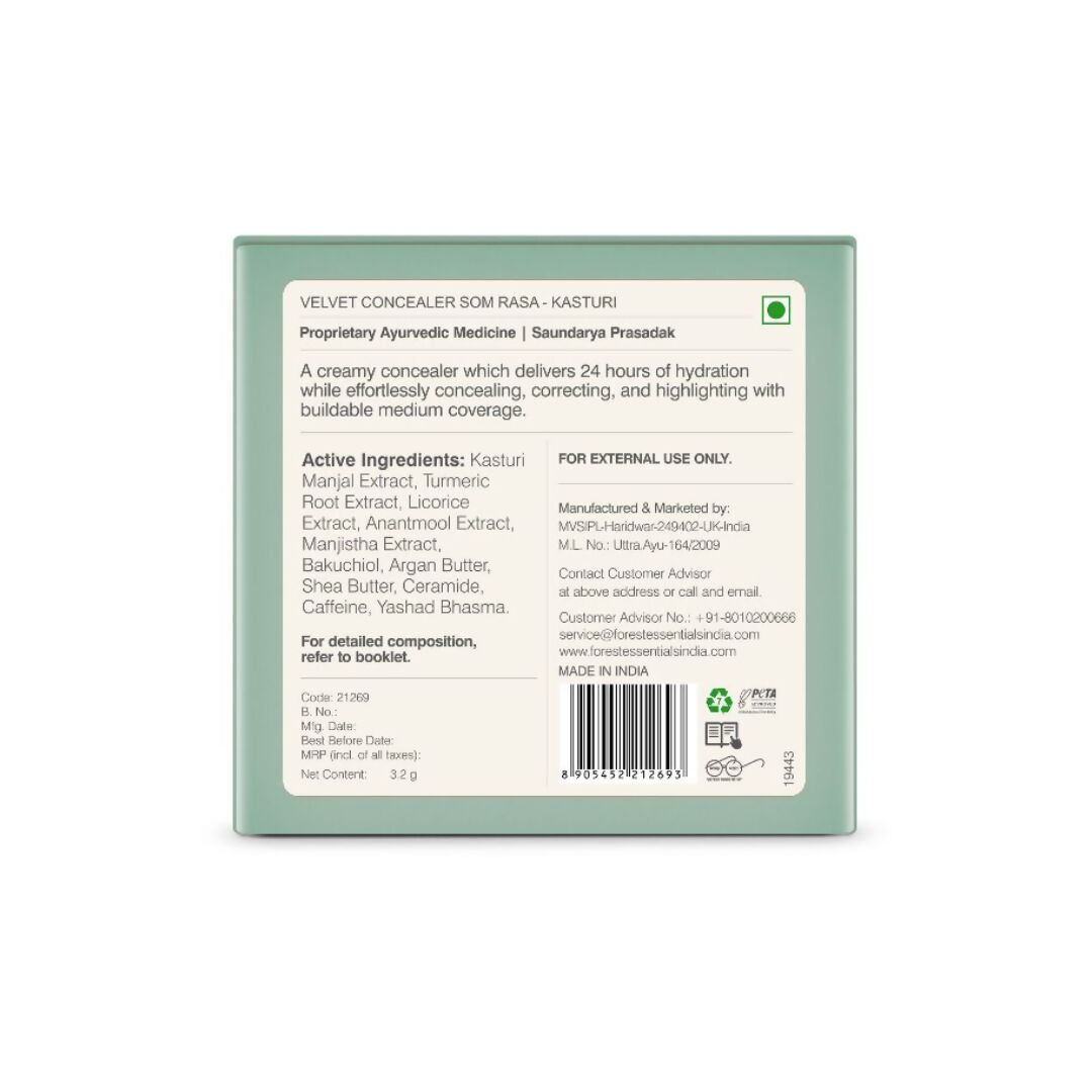 Forest Essentials Som Rasa Velvet Concealer Kasturi Forest Essentials Som Rasa Velvet Concealer Kasturi