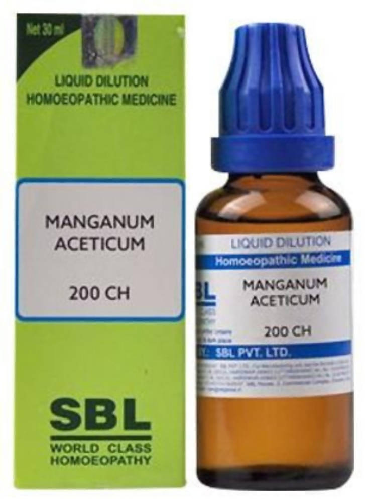 SBL Homeopathy Manganum Aceticum Dilution SBL Homeopathy Manganum Aceticum Dilution