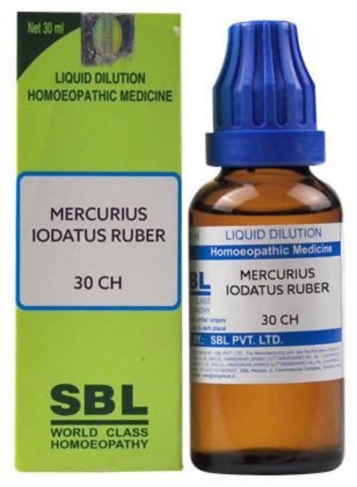 SBL Homeopathy Mercurius Iodatus Ruber Dilution SBL Homeopathy Mercurius Iodatus Ruber Dilution