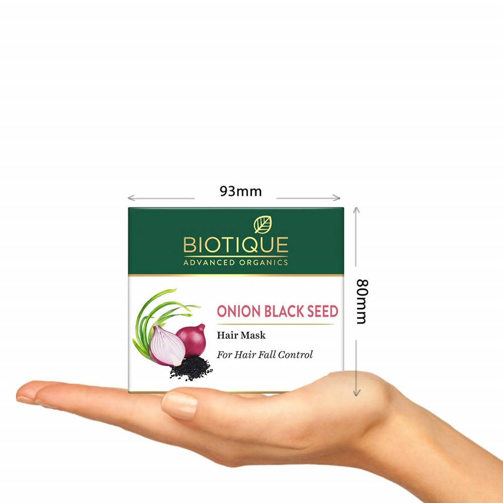 Biotique Advanced Organics Onion Black seed Hair Mask For Hair Fall Control Biotique Advanced Organics Onion Black seed Hair Mask For Hair Fall Control