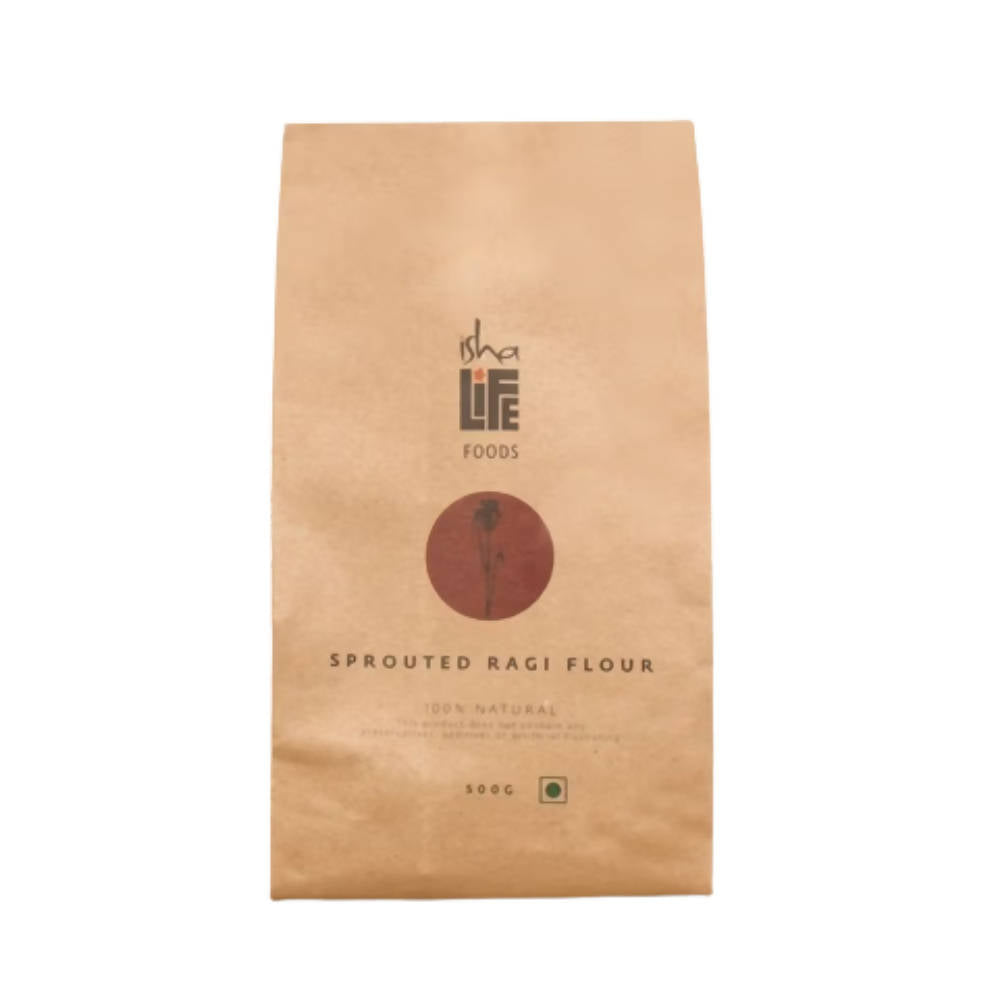 Isha Life Sprouted Ragi Flour (Finger Millet / Nachani) - Safuron Naturals