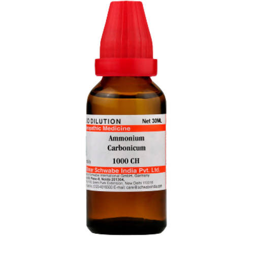 Dr. Willmar Schwabe India Ammonium Carbonicum Dilution - Safuron Naturals