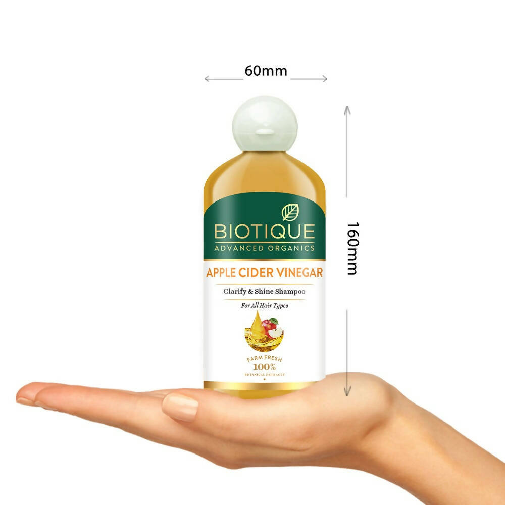 Biotique Advanced Organics Apple Cider Vinegar Clarify & Shine Shampoo Biotique Advanced Organics Apple Cider Vinegar Clarify & Shine Shampoo