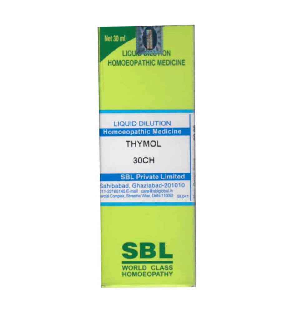 SBL Homeopathy Thymol Dilution - Limited Time Offer