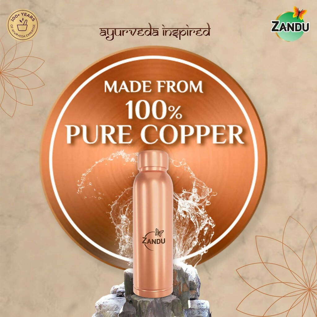 Zandu Copper Water Bottle Zandu Copper Water Bottle