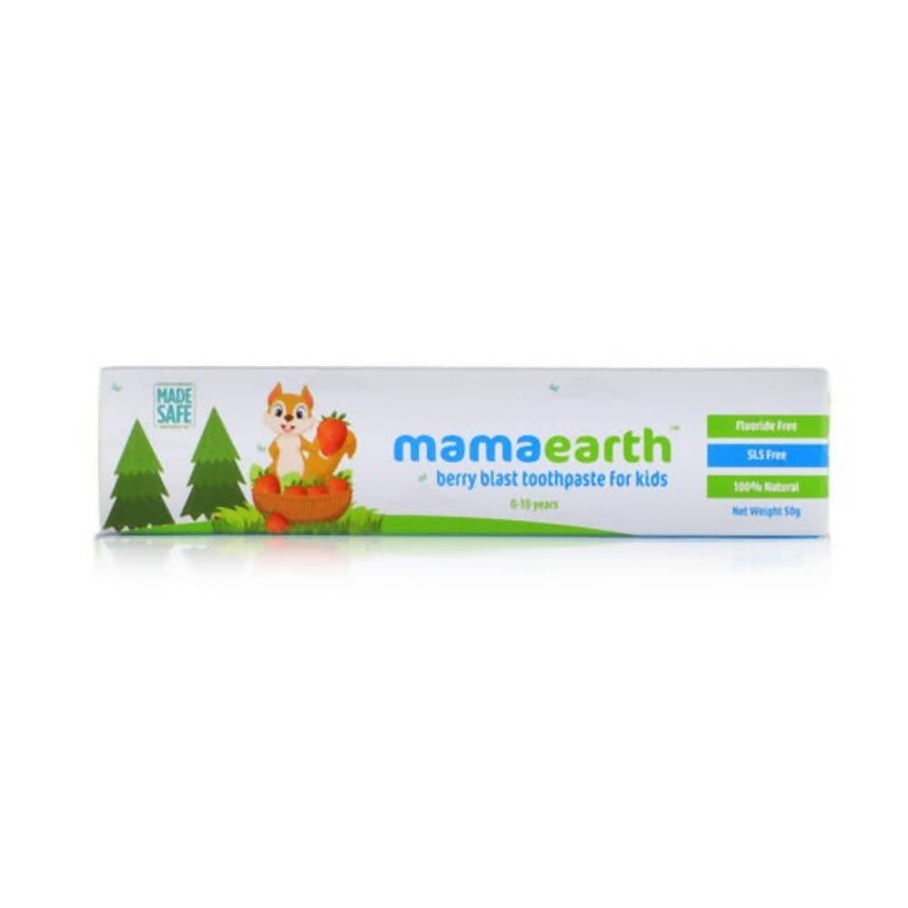 Mamaearth Berry Blast Kids Toothpaste For Promotes Healthy Teeth & Gums, Cleanses Teeth Mamaearth Berry Blast Kids Toothpaste For Promotes Healthy Teeth & Gums, Cleanses Teeth