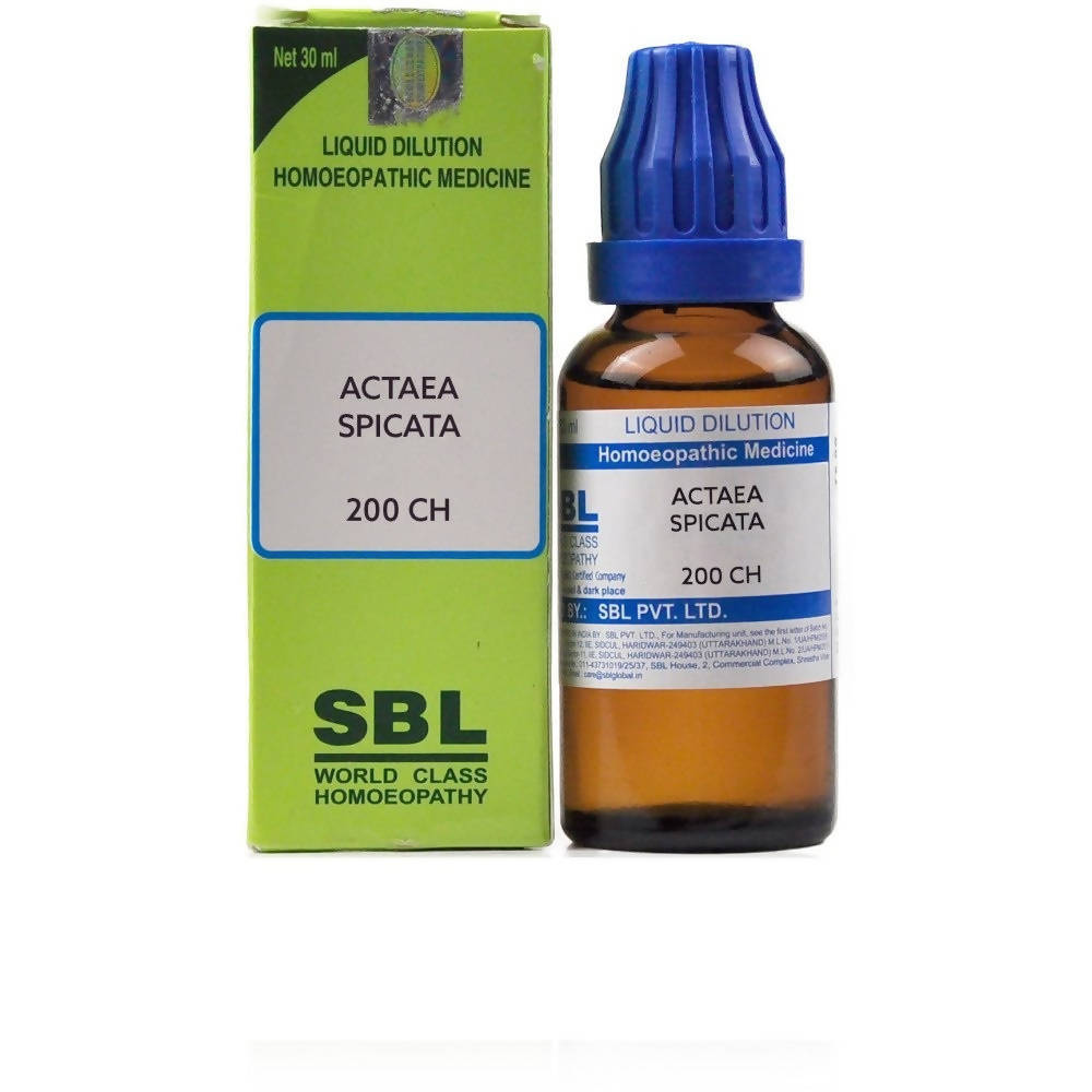 SBL Homeopathy Actaea Spicata Dilution SBL Pvt. Ltd.