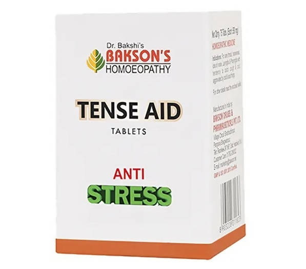 Bakson's Homeopathy Tense Aid Tablets Bakson's Homeopathy Tense Aid Tablets