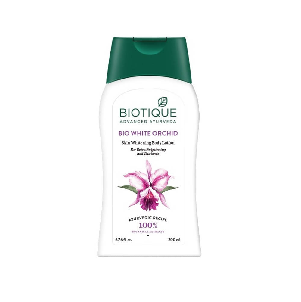 Biotique Advanced Ayurveda Bio White Orchid Skin Whitening Body Lotion 200Ml Biotique Advanced Ayurveda Bio White Orchid Skin Whitening Body Lotion 200Ml