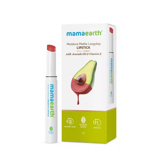 Mamaearth Moisture Matte Long Stay Lipstick-Raspberry Scarlet Mamaearth Moisture Matte Long Stay Lipstick-Raspberry Scarlet
