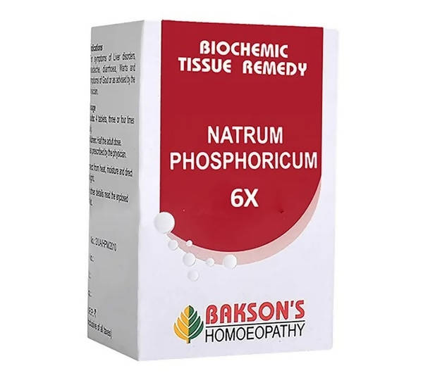 Bakson's Homeopathy Natrum Phosphoricum Biochemic Tablets Bakson's Homeopathy Natrum Phosphoricum Biochemic Tablets
