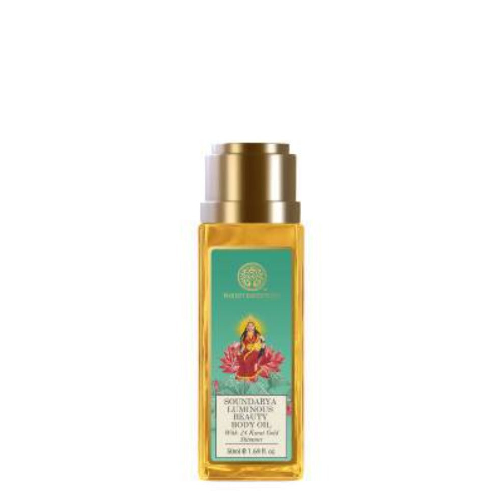 Forest Essentials Soundarya Luminous Beauty Body Oil - Safuron