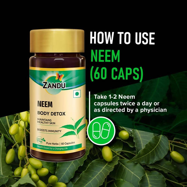 Zandu Neem Body Detox Capsules Zandu Neem Body Detox Capsules