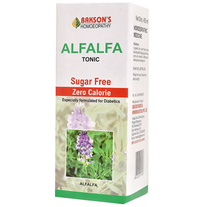 Bakson's Homeopathy Alfalfa Tonic Sugar Free - Safuron Naturals