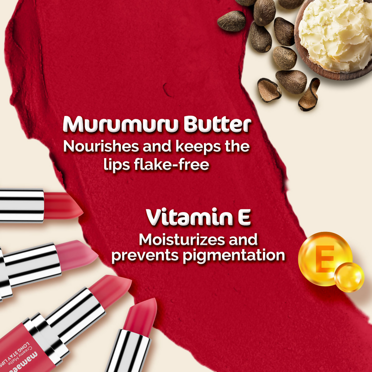 Mamaearth Creamy Matte Long Stay Lipstick - Mauve Bloom Mamaearth Creamy Matte Long Stay Lipstick - Mauve Bloom