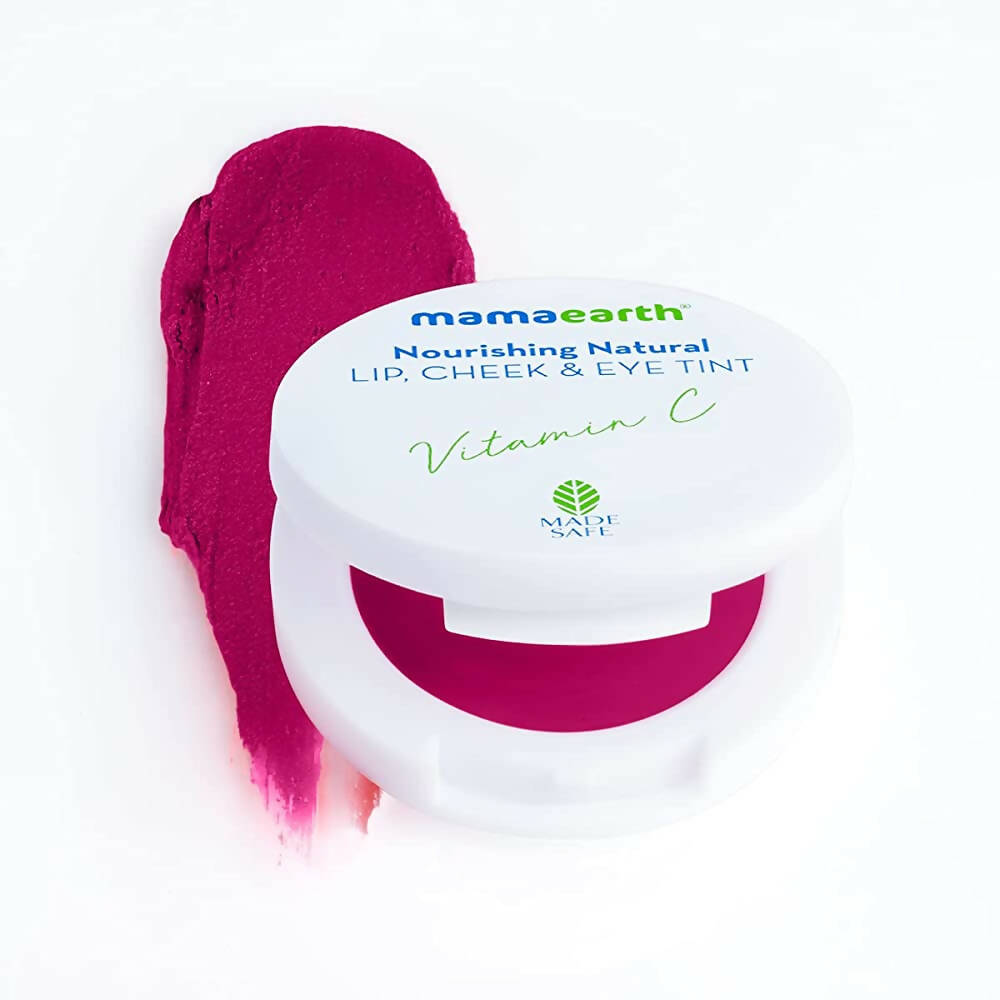 Mamaearth Nourishing Natural Lip Cheek & Eye Tint with Vitamin C & Rose Mamaearth Nourishing Natural Lip Cheek & Eye Tint with Vitamin C & Rose