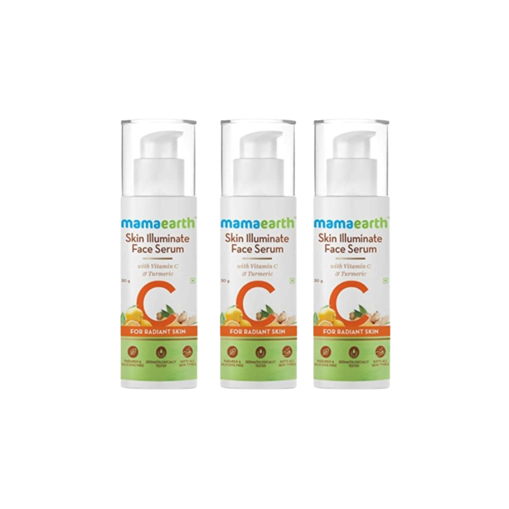 Mamaearth Skin Illuminate Face Serum With Vitamin C & Turmeric For Radiant Skin - Safuron Mamaearth Skin Illuminate Face Serum With Vitamin C & Turmeric For Radiant Skin - Safuron