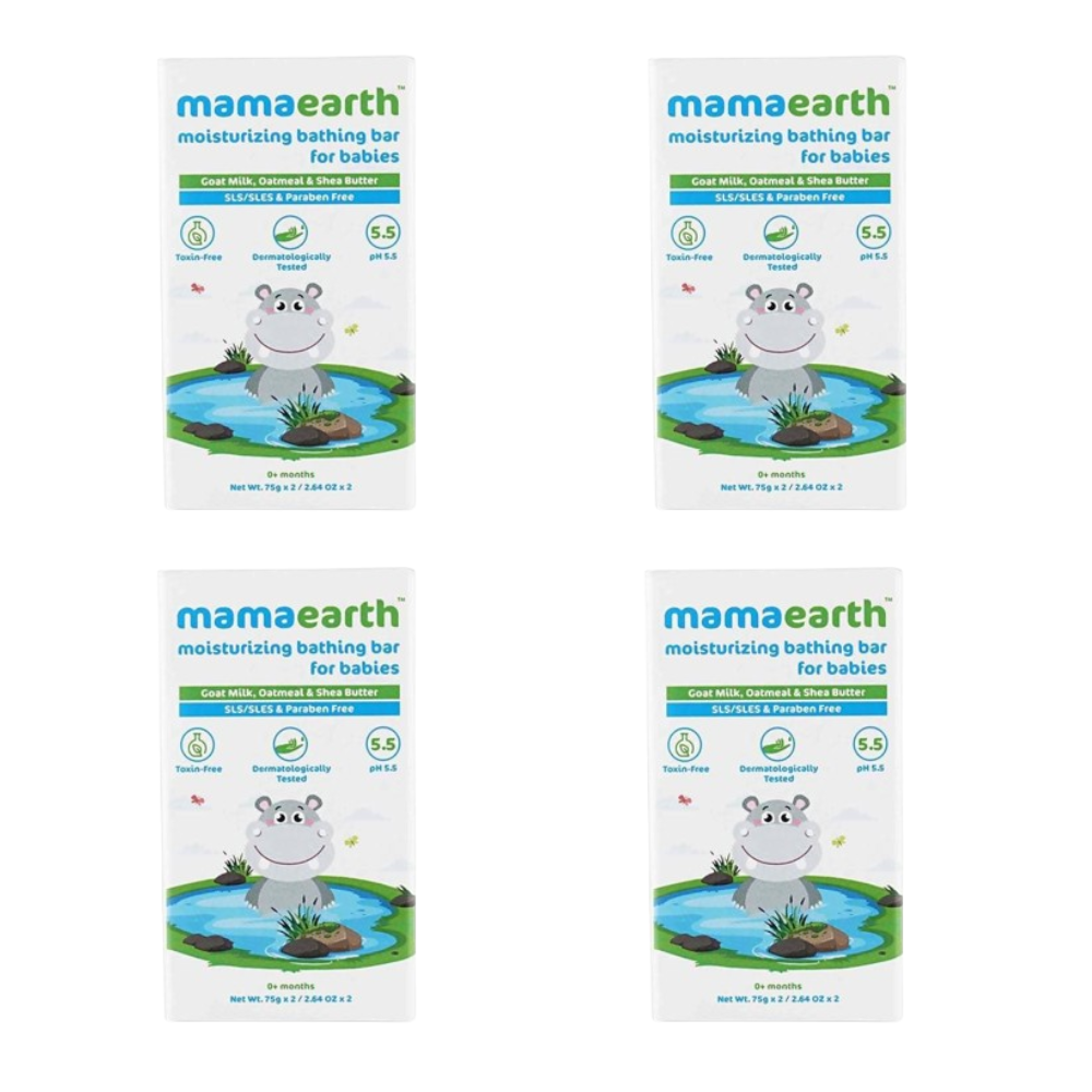 Mamaearth Moisturizing Bathing Bar Soap For Babies - Safuron
