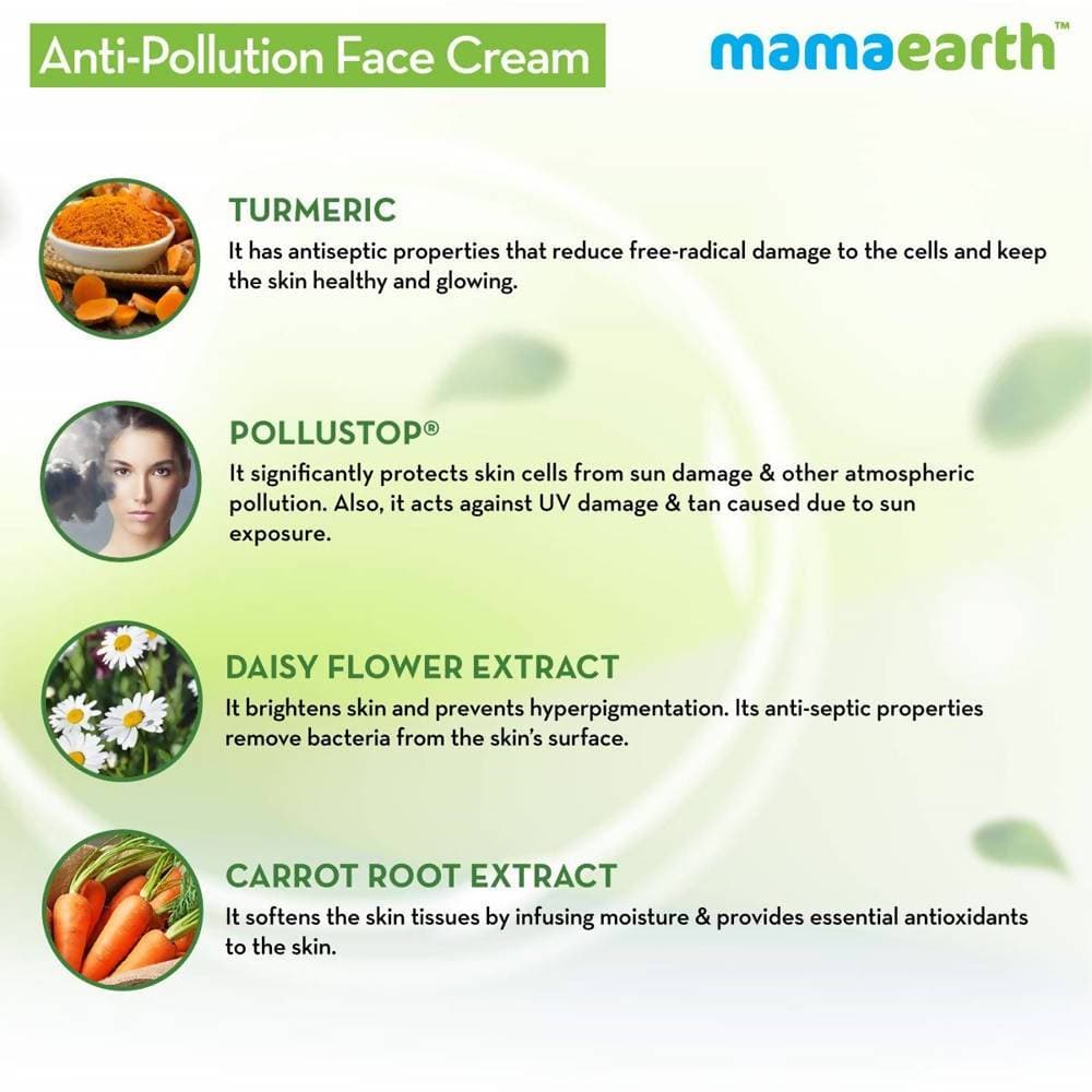 Mamaearth Anti-Pollution Face Cream For Pollution Protection Mamaearth Anti-Pollution Face Cream For Pollution Protection