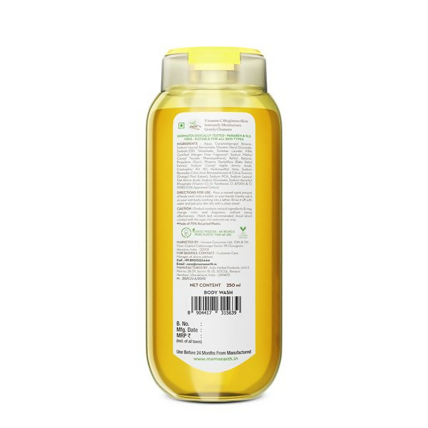 Mamaearth Vitamin C Moisturizing Body Wash with Vitamin C & Refreshing Lemon For Skin Illumination Mamaearth Vitamin C Moisturizing Body Wash with Vitamin C & Refreshing Lemon For Skin Illumination