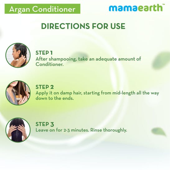 Mamaearth Argan Conditioner For Frizz-Free & Strong Hair Mamaearth Argan Conditioner For Frizz-Free & Strong Hair