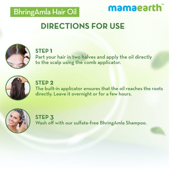 Mamaearth Bhringamla Hair Oil For Intense Hair Treatment Mamaearth Bhringamla Hair Oil For Intense Hair Treatment