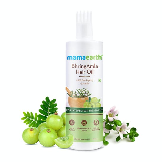 Mamaearth Bhringamla Hair Oil For Intense Hair Treatment Mamaearth Bhringamla Hair Oil For Intense Hair Treatment