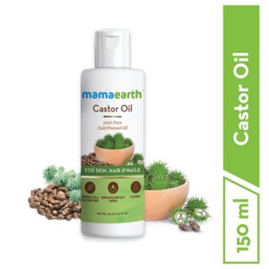 Mamaearth Castor Oil For Skin , Hair and Nails Mamaearth Castor Oil For Skin , Hair and Nails