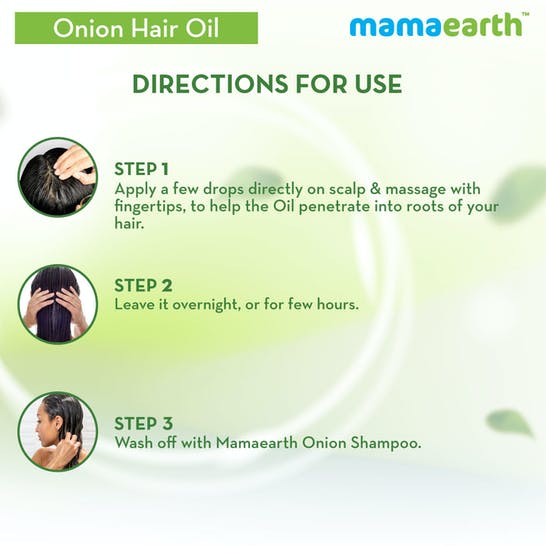 Mamaearth Onion Hair Oil With Onion & Redensyl For Hair Fall Control Mamaearth Onion Hair Oil With Onion & Redensyl For Hair Fall Control