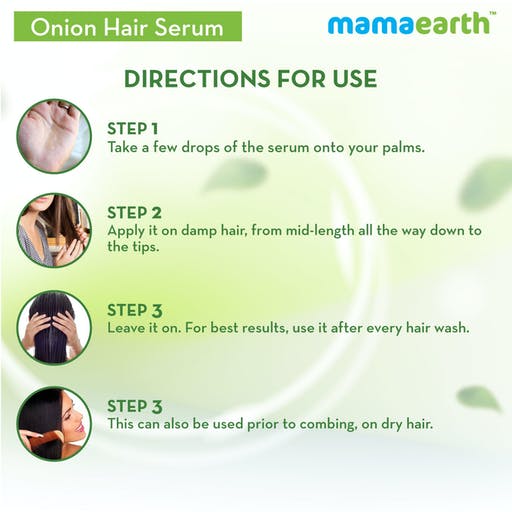Mamaearth Onion Hair Serum For Strong , Frizz Free Hair Mamaearth Onion Hair Serum For Strong , Frizz Free Hair