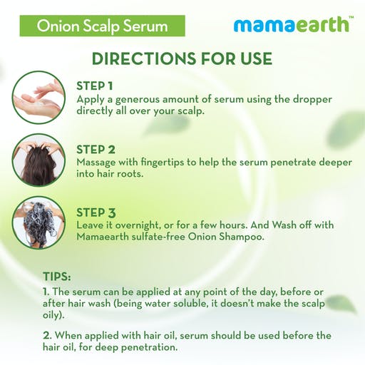 Mamaearth Onion Scalp Serum For Healthy Hair Growth Mamaearth Onion Scalp Serum For Healthy Hair Growth