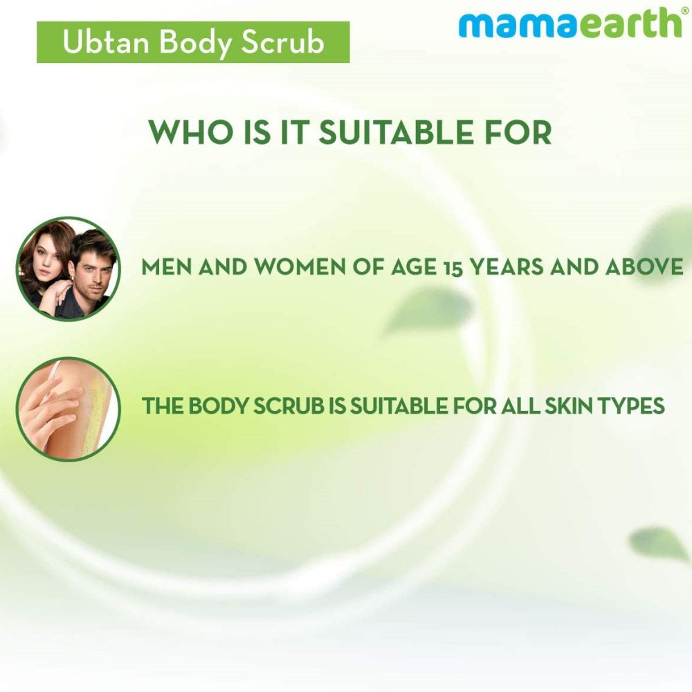 Mamaearth Ubtan Body Scrub with Turmeric & Saffron for Tan Removal Mamaearth Ubtan Body Scrub with Turmeric & Saffron for Tan Removal