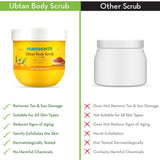 Mamaearth Ubtan Body Scrub with Turmeric & Saffron for Tan Removal