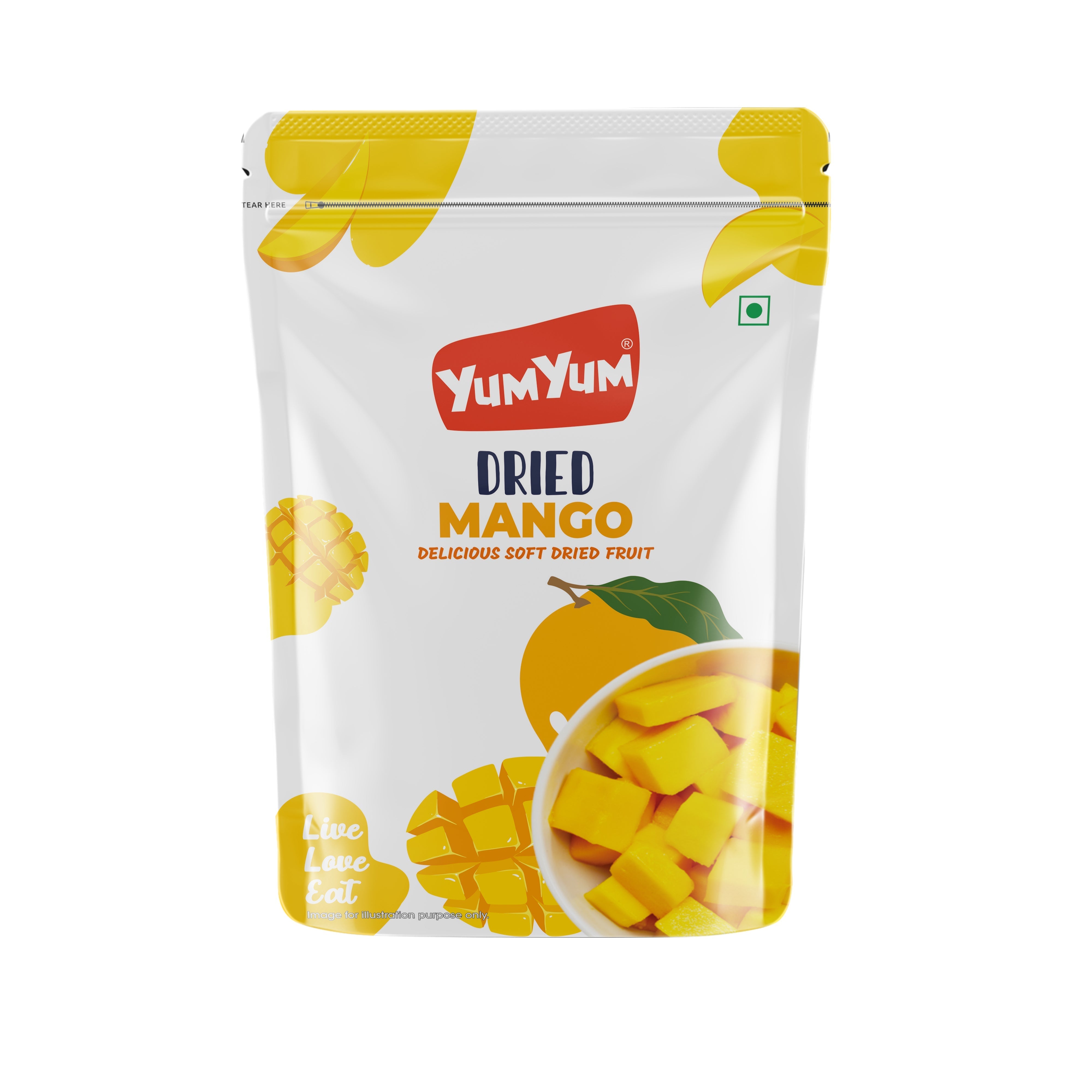 Yum Yum Dried Mango Pouch - Dista