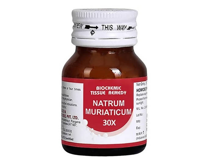 Bakson's Homeopathy Natrum Muriaticum Biochemic Tablets Bakson's Homeopathy Natrum Muriaticum Biochemic Tablets