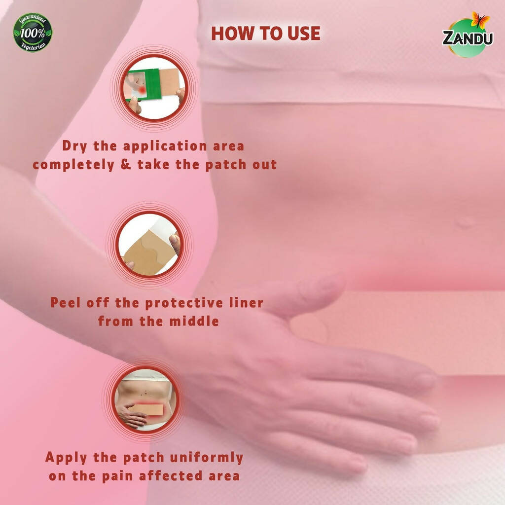 Zandu Feminine Pain Relief Patch Zandu Feminine Pain Relief Patch