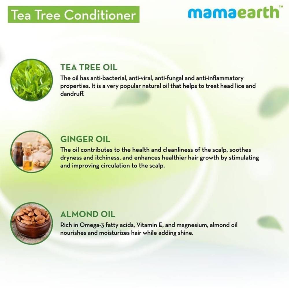 Mamaearth Tea Tree Conditioner For Dandruff Free Hair Mamaearth Tea Tree Conditioner For Dandruff Free Hair