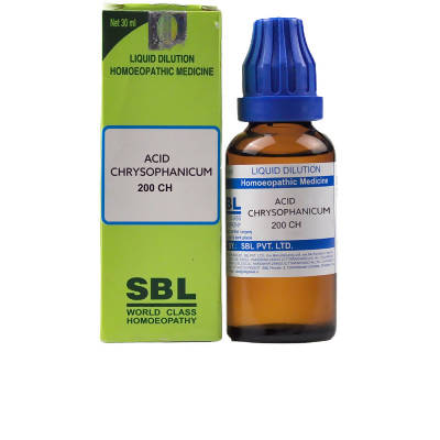 SBL Homeopathy Acid Chrysophanicum Dilution 200CH SBL Homeopathy Acid Chrysophanicum Dilution 200CH