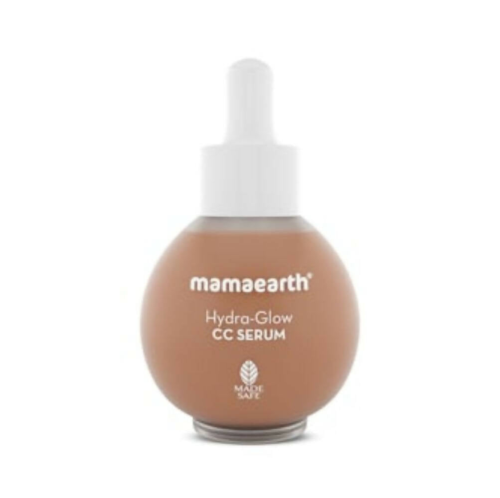Mamaearth Hydra-Glow CC Serum With Vitamin C & Hyaluronic Acid-Peach - Safuron