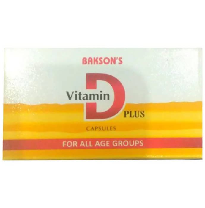 Bakson's Homeopathy Vitamin D Plus Capsules - Safuron Naturals