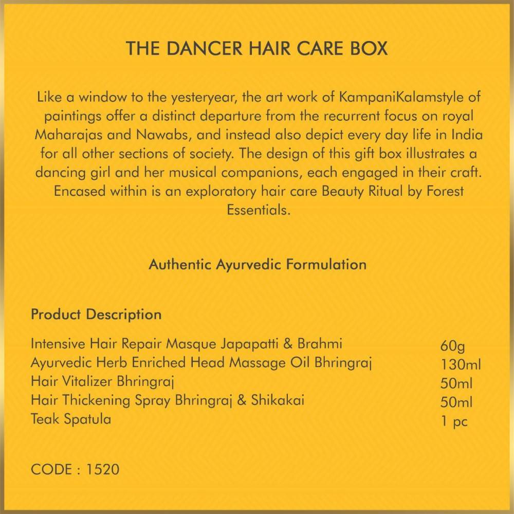 Forest Essentials The Dancer Hair Care Selection Forest Essentials The Dancer Hair Care Selection