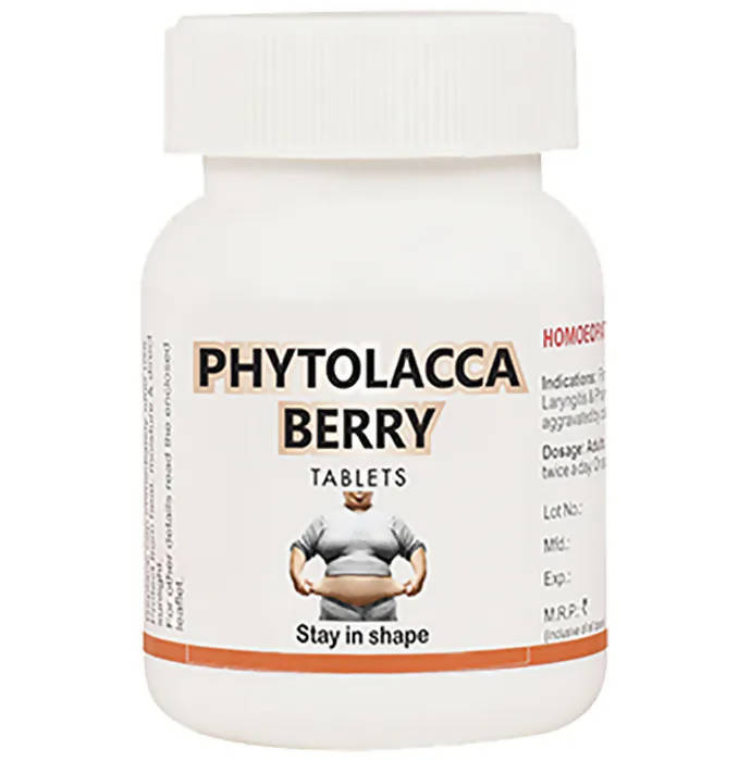 Bakson's Homeopathy Phytolacca Berry Tablets Bakson's Homeopathy Phytolacca Berry Tablets