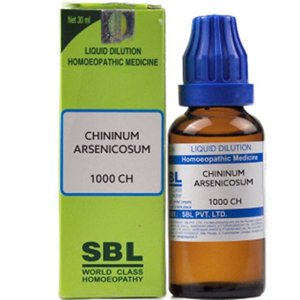 SBL Homeopathy Chininum Arsenicosum Dilution SBL Homeopathy Chininum Arsenicosum Dilution