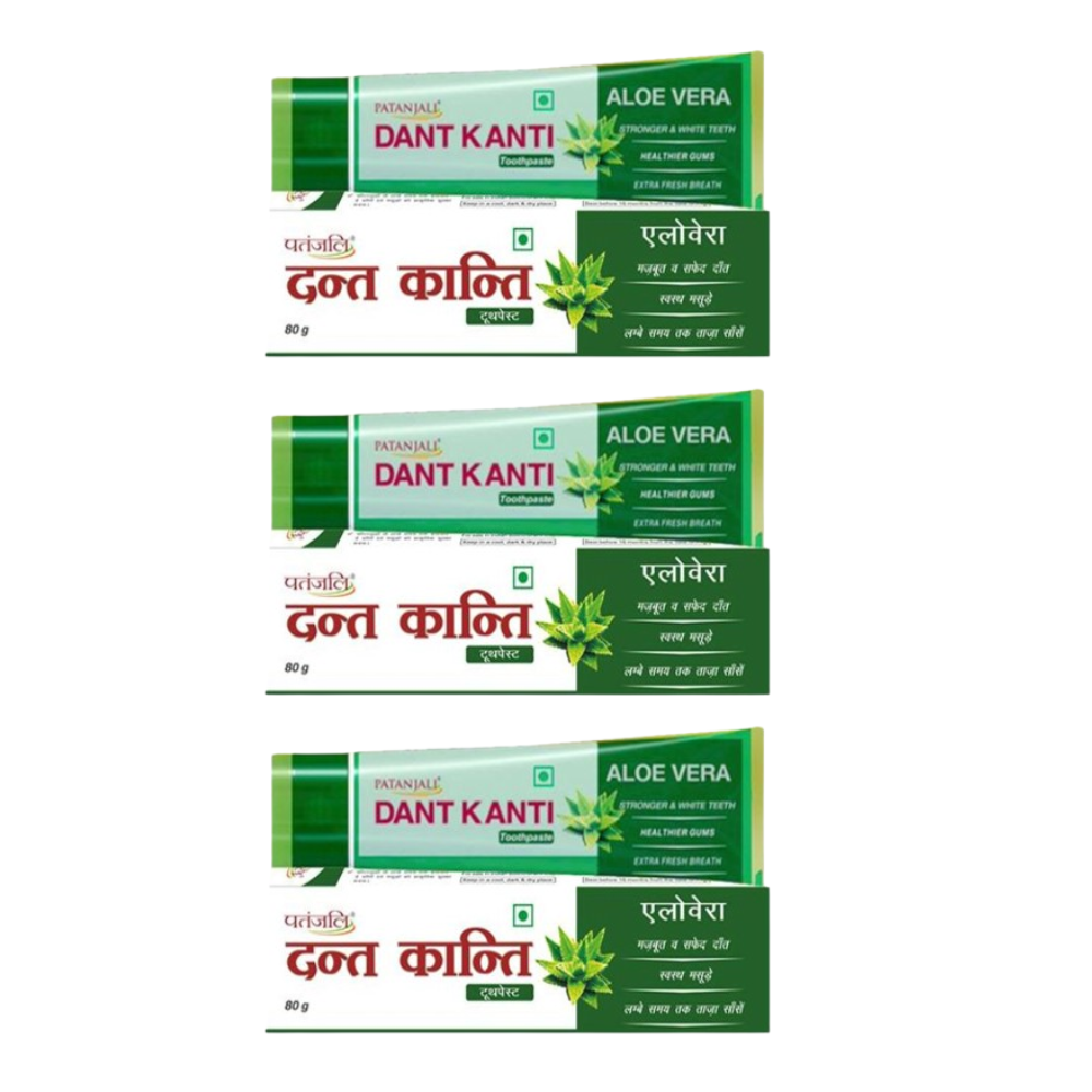 Patanjali Dant Kanti Aloevera Gel Tooth Paste (80 GM) - safuroncart Patanjali Dant Kanti Aloevera Gel Tooth Paste (80 GM) - safuroncart