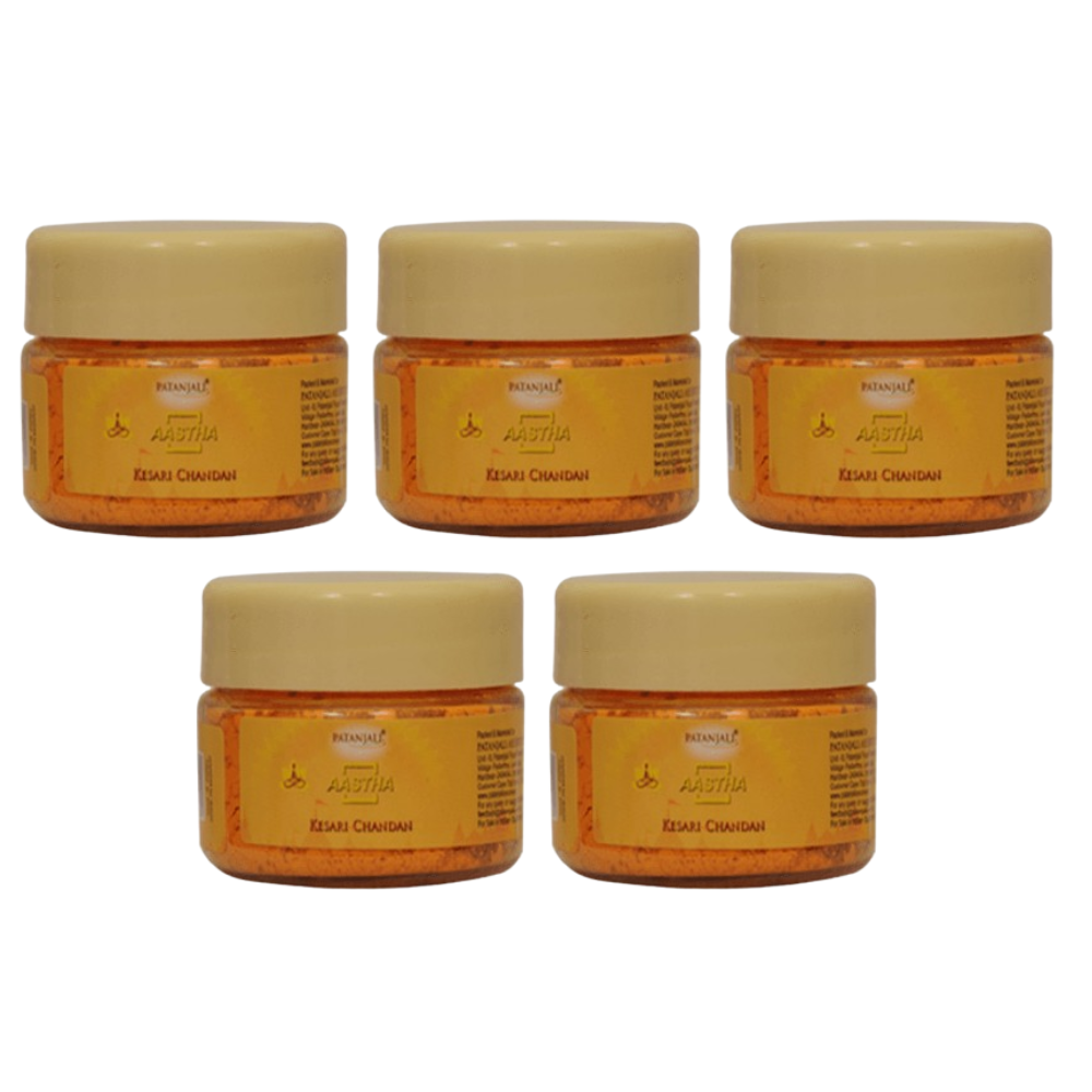 Patanjali Aastha Kesari Chandan (25 gm) - safuroncart Patanjali Aastha Kesari Chandan (25 gm) - safuroncart