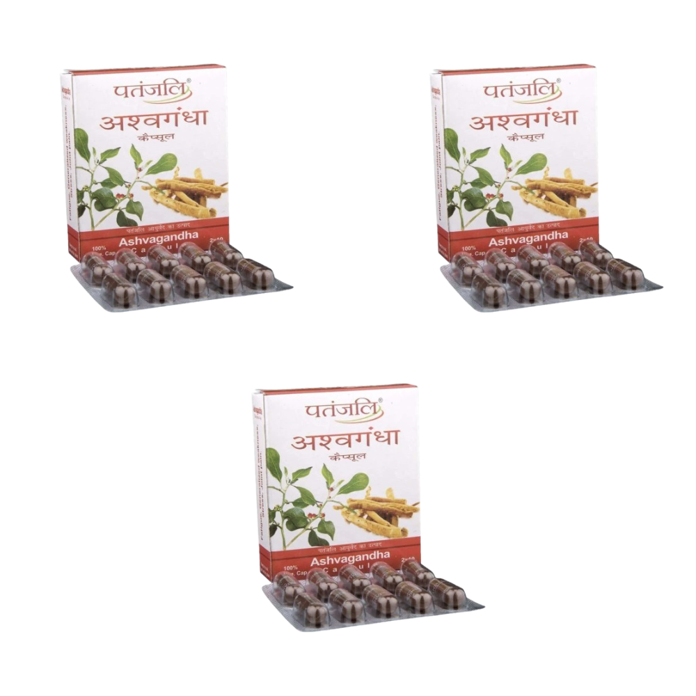 Patanjali Ashwagandha Capsules - safuroncart Patanjali Ashwagandha Capsules - safuroncart