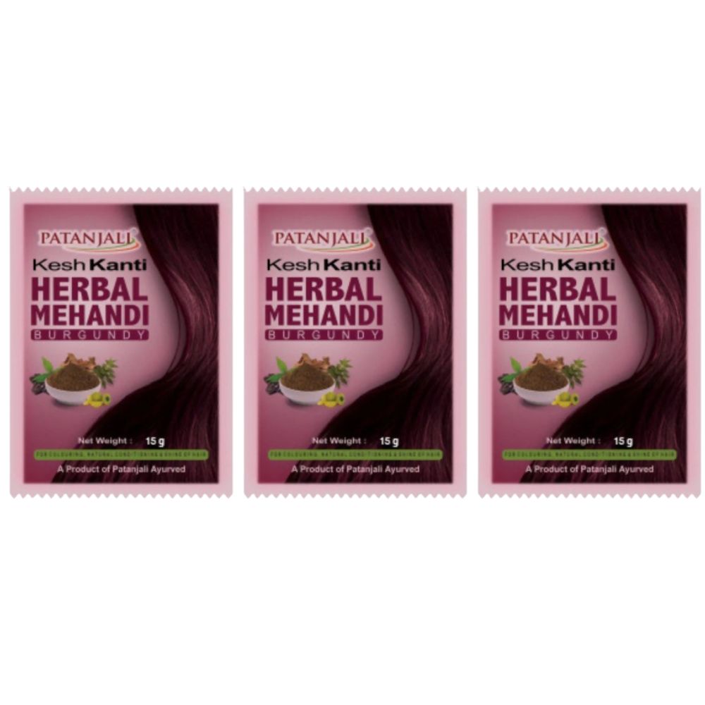 Patanjali Kesh kanti Herbal Mehandi Burgundy - safuroncart Patanjali Kesh kanti Herbal Mehandi Burgundy - safuroncart