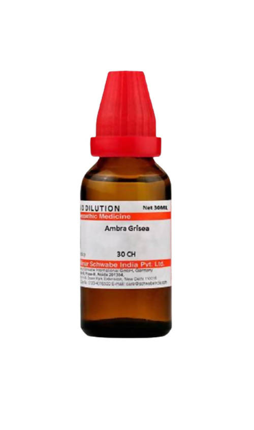 Dr. Willmar Schwabe India Ambra Grisea Dilution - Safuron Naturals Dr. Willmar Schwabe India Ambra Grisea Dilution - Safuron Naturals